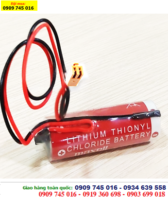 Maxell ER17/50, Pin Maxell ER17/50 lithium 3.6v size A 2750mAh Made in Japan